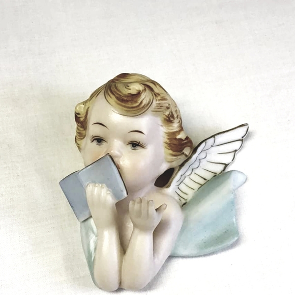 Vintage Other - Lefton chalkware angel